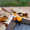 Enfeites de Novo Estilo, Enfeites Criativos para Casa, Enfeites de Raposa de Desenho Animado, Enfeites de Artesanato em Vidro, Decorações para Mesa de Escritório
