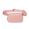 Bolsa Estilo Lulu em Estoque, Bolsa de Peito Resistente à Água e a Salpicos, Bolsa Esportiva de Nylon para Corrida, Bolsa de Cintura para Celular Unissex