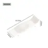 Soporte para Palillos de Cerámica Blanco Puro Soporte de Palillos de Doble Propósito Almohada de Palillos Multiusos Soporte para Cucharas Soporte para Cucharas y Palillos Vajilla para Hotel Restaurante