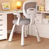 Silla de estudio ajustable para niños, silla de escritura para el hogar, silla con respaldo, taburete elevado, silla de escritorio para estudiante de primaria