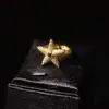 Anillo de Estrella de Mar Nuevo 2026 con un Toque Niche de Alta Gama, Diseño Niche Europeo y Americano, Anillo de Diamante Brillante, Venta al por Mayor de Joyería