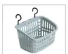 Artefacto de Almacenamiento de Cocina Cesta Colgante Pequeña Estante Caja para Inodoro Cesta de Almacenamiento de Plástico para Baño Toilet sin Perforaciones Montada en Pared