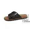 Sandálias para Uso Externo de Verão Feminino Nova Moda Estilo Fada com Saia Chinelos de Solado Grosso Sandálias Birkenstock