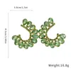Pendientes de aguja de plata estilo coreano con colgantes de gota de agua tachonados de diamantes, diseño único, pendientes de nicho, lujo ligero, sensación de alta gama, venta al por mayor