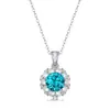 Collar de Plata S925 para Mujer Nuevo Elegante Boda Moissanita Cadena Regalo Joyería Venta Caliente Punto Entrega de Fábrica