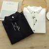 Coleção Primavera 2026 Estilo Étnico Retrô Bordado Camada Dupla Gaze Cardigan Feminino Manga Longa Camisa Top Tendência Atacado