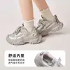 Tênis Esportivo Infantil 2026 Primavera/Outono Novos Sapatos Casuais para Meninas Pequenas Solado Macio Tênis Pai Tênis Infantil com Laço Infantil