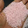 Rojo de red arte de uñas de color sólido piedra triturada diamante triturado arena de vidrio iridiscente color de arena fragmentos de vidrio de color irregular accesorios DIY 450g