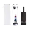 Taza de Spa de Cristal Natural con Asa Taza de Agua Portátil Columna de Cristal Taza Mágica Taza de Energía de Cristal Venta Directa de Fábrica
