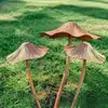 Estacas de Jardín Metálicas Vintage de Champiñón Transfronterizas Estacas de Jardín con Forma de Champiñón Metálico