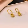 Collar, Pulsera y Pendientes de Acero de Titanio con Diseño Retro de Grano de Café y Nariz de Cerdo Europeos y Americanos, Joyería de Diseño de Nicho Moderna y Exquisita