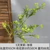 Plantas Verdes Artificiais, Flores Artificiais Verdes, Decoração de Cena de Casamento, Decorações Falsas, Plantas, Árvores, Nandina, Arranjos de Casamento