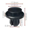 Adequado para Acessórios de Carro Honda Clipe de Fixação do Revestimento do Para-choque e Para-lama Prego Decorativo do Núcleo do Para-lama de Asa Fivela de Plástico
