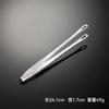 Ahn pinza para barbacoa estilo coreano acero inoxidable 304 pinza para barbacoa dorada buffet pinza para fresas pinza para pan alargada fórceps