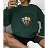 Moletom com Gola Redonda Temático de Halloween Adequado para Plataformas de E-commerce de Exportação Transfronteiriça com Estampa para Venda no Atacado de Peça Única