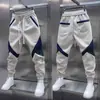 Pantalones Jogger de Color Block para Hombre para Otoño con Cintura Elástica, Pantalones Casuales Ajustados, Pantalones Harem de Moda Nuevos