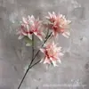 3 Crisântemos Garra Grandes Flores Artificiais para Arranjos Florais de Salão de Casamento Atacado, Flores Suculentas Artificiais Atacado