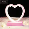 Caja de Música Redonda con Luces, Accesorios Creativos Hechos a Mano para Luz Nocturna, Regalo Creativo para Novia en el Día de San Valentín Chino