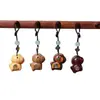 Palo de Rosa Caballo Zodiaco Pony Colgante para Teléfono Móvil Colgante para Llave de Coche Colgante para Bolso Cadena de Cuerda para Llaves