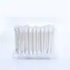Bolsa de Maquillaje Bastoncillos de Algodón, Bastoncillos de Papel Individuales al por Mayor, Desmaquillante Empaquetado Individualmente, Bastoncillos de Algodón con Cuchara de Rosca Blanca, Cabezales Desechables