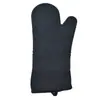 Guantes de Silicona para Cocina de Excelente Calidad, Algodón Engrosado, Resistentes al Calor, Aislamiento Térmico, para Uso Doméstico, Horno de Microondas, Multiusos, Boca Plana, Guantes Alargados