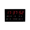 Nuevo Reloj Electrónico Digital LED Transfronterizo para el Hogar Calendario Perpetuo en Inglés Reloj de Pared Pantalla Grande Silencioso Colgante de Pared Fabricante