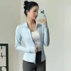Conjunto de Yoga para Mujer Manga Larga 2026 Nuevo Estilo Chaqueta Deportiva con Cremallera para Fitness Pantalones Tiburón para Correr Pilates Entrenamiento
