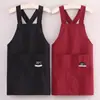 Delantal de Moda para Cocina y Hogar 2025 Nuevo Resistente al Aceite e Impermeable Ropa de Trabajo de Celebridad de Internet para Cocinar y Cocinar para Mujeres