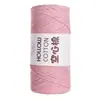 Hilo de Algodón Hueco de 2 mm para Bolsas de Ganchillo DIY Bolsa Tejida a Mano Sombrero Hilo Redondo Tipo Perla Lana