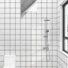 Papel tapiz impermeable autoadhesivo para baño, revestimiento de pared para inodoro, decoración de pared, a prueba de humedad, imitación de azulejo cerámico, Rogal