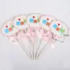 Decoración de Cola de Pez Oceánica Decoración Creativa de Lentejuelas Brillantes Tarjeta para Pastel Belleza Vieira Submarino Cumpleaños Infantil
