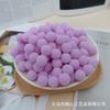 Pelota de Peluche Bola de Pelo Elástica Alta Colorido Mixto Venta Directa de Fábrica Materiales para Decoración Navideña Ropa Hecha a Mano DIY