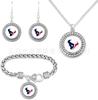Comercio Exterior Popular Nfl Equipo de Fútbol Americano Oso Collar Pulsera Pendiente Conjunto Combinado