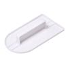 Ferramenta de Fondant Doméstica para Cozinha de Panificação com Cabo, Ferramenta de Alisar, Raspador de Superfície de Bolo DIY, Raspador de Plástico