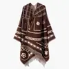 Outono/Inverno Novo Moda Clássica Versátil Xale Cartas de Baralho Snooker Cartas de Tarô Xale de Cashmere Sintético