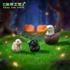 Novo produto transfronteiriço: figuras criativas de águia-de-cabeça-branca, crocodilo e pato, mini enfeites fofos, acessórios decorativos DIY e pequenos enfeites para pendurar