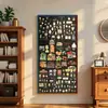 Marco de Fotos Magnético de Acero Inoxidable Pintura Decorativa Pasillo Vestíbulo Entrada Refrigerador Magnético Tablero de Exhibición Pintura de Pared Decoración de Sala de Estar