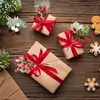 La Serie Más Vendida de Flores Nuevas de Amazon, Ramas con Bayas, Piñas, Cuentas, Frijol Rojo, Flores de Pino, Ramo, Accesorios de Decoración Navideña