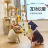Caña de Juguete para Gatos con Borlas de Hada, Bolas de Hilo, Gadget de Autoentretenimiento para Aliviar el Aburrimiento, Cascabel, Varilla Resistente a Mordeduras para Gatitos, Juguete para Gatos