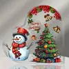 Enfeites de mesa em acrílico em formato de coração de Natal transfronteiriços, artesanato para criar uma atmosfera festiva em casa, tanto em ambientes internos quanto externos.