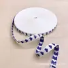 Cinta Jacquard de Corazón de 1.6 cm para Cajas de Regalo Hechas a Mano DIY, Ropa, Accesorios para el Cabello, Embalaje de Zapatos y Sombreros, Decoración de Cajas para Pasteles