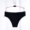 Venta directa de comercio exterior ropa interior bikini de una pieza sin costuras para mujer calzoncillos de algodón seda de hielo sexy Europa y Estados Unidos