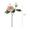 Flor de peonía asada simulada nueva decoración del hogar retro alto sentido peonía realista flor artificial flor falsa accesorios