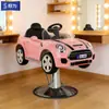 Silla de Peluquería Infantil, Popular en Salones de Belleza, Asiento de Peluquería Modelo Coche, Silla para Cortar el Pelo de Niños, Silla Elevable de Dibujos Animados