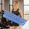 Toalla para Deportes Fríos Serie de Fútbol de Verano Absorbente del Sudor Transpirable Toalla de Yoga Toalla Fría Refrigerante para el Sudor