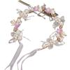 Diadema de corona, tocado, corona de princesa, súper diadema de hada, flor para boda infantil, flor para actuación, anfitriona, fiesta, diadema de muñeca