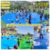 Trampolín Acuático Inflable de Moda Piscina de Granja con Lona Nube de Rebote de Presión de Agua Inflable Interior Atracción Bolsa de Agua Trampolín de Presión de Agua