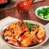 Aceite de Chile Picante con Aroma a Chile, Salsa de Chile Roja, Aceite Condimentado para Platos Fríos, Uso Comercial, 65g*5 Latas