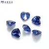 Yongjia Pedras Preciosas Zircônia Colorida Sintética Artificial Coração Cor de Pêssego Zircônia Brilho Cristal Branco Zircônia Joias