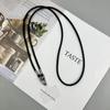 Cordão para celular Crossbody pode carregar PU forte e durável com corda curta fivela corda pendurada cordão para celular Crossbody pode carregar corda de couro